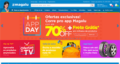 Desktop Screenshot of magazineluiza.com.br
